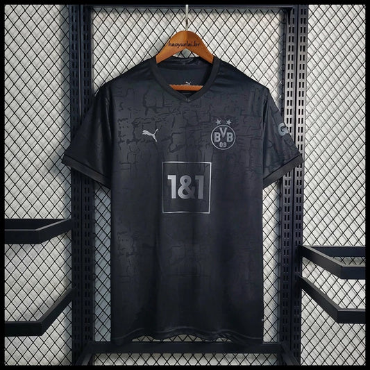 Camisa de futebol 2023  Preto Borussia